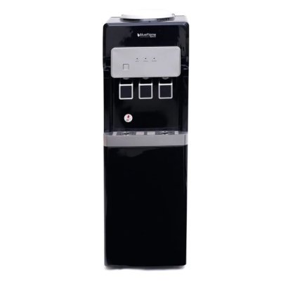 Blueflame Water Dispenser Hot Cold And Normal With Bottom Fridge BF220WDF – Black