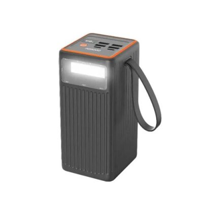 Porodo 60000mAh Power Bank, Multi-Device PD Charging, Smart Power Management, Laptop Charger, QC 22.5W, 65W PD, 4 USB-A & 2 USB-C Ports, Display to Show Charging Status