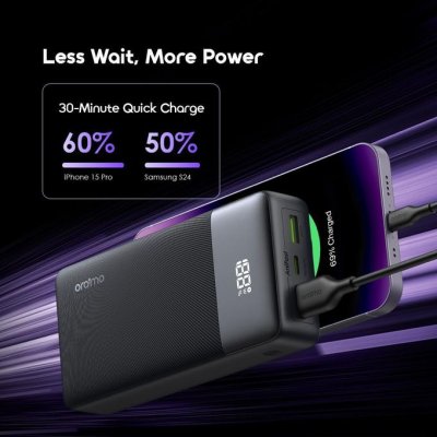 Oraimo PowerNova Q21 Power Bank 20000mAh 22.5W Fast Charging Smart Digital Display