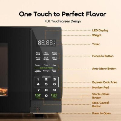 Oraimo InfiWave Lite 23L Energy-Saving Touchscreen Microwave Oven
