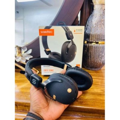 Porodo Soundtec Onyx Sonic Wireless Headphone - Black
