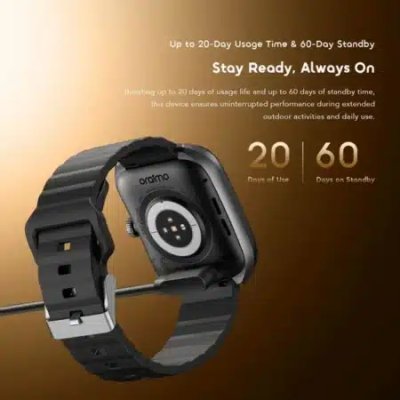 raimo Watch Nova 2 OSW-814 2.01” Amoled Anti-Scratch Panda Glass ip68 Curved Touch screen Smart Watch with Extra Strap